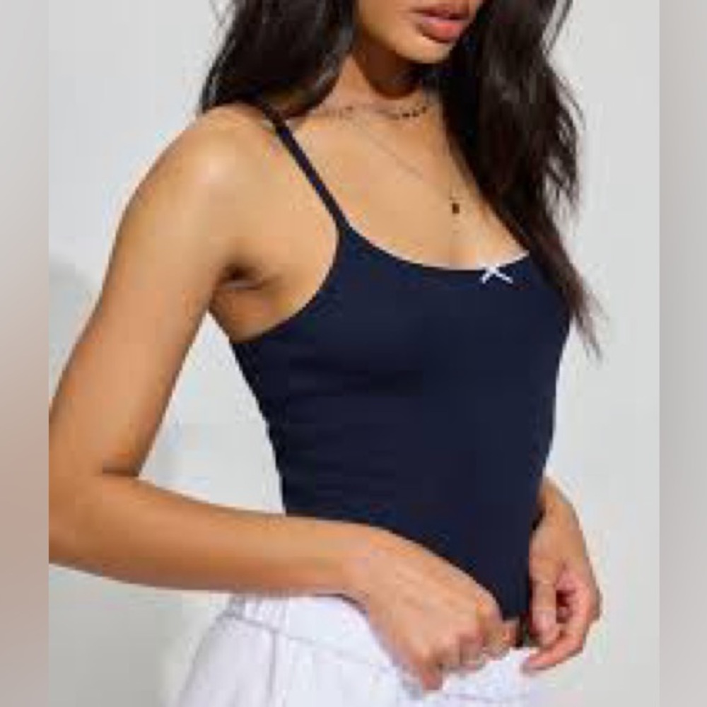 Garage Felicia Cami Top in Navy